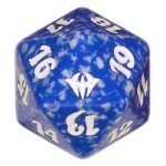 Blue Dark Ascension D20 Die