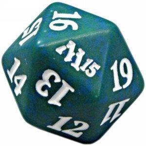 Magic 2015: D20 Die (Green)