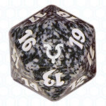 Dado D20 de Avacyn Restored negro