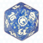 Blue Scars of Mirrodin D20 Die