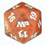 Red Magic 2012 D20 Die