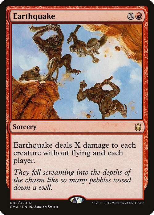 Earthquake Card Front