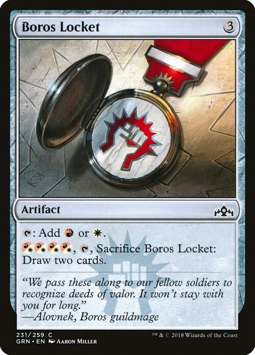 Boros Locket Card Front