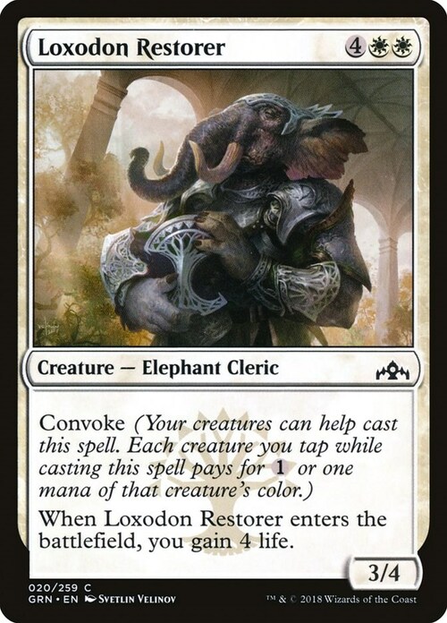 Loxodon Restorer Card Front