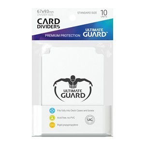 10 Ultimate Guard Dividers (White)