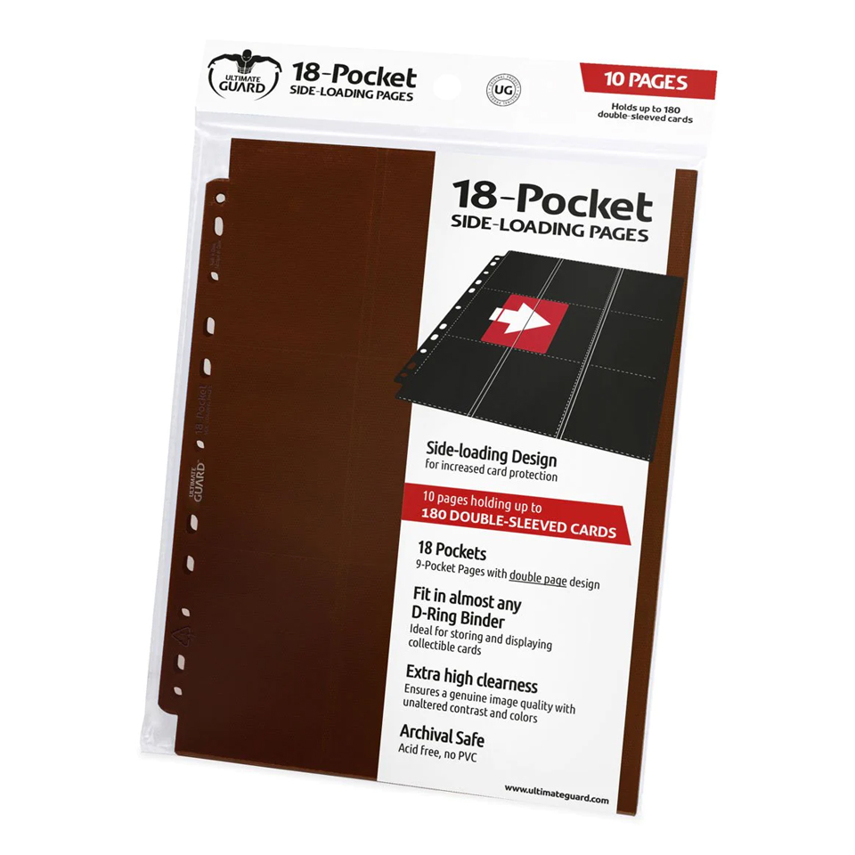 10 Ultimate Guard 18-Pocket Side-Loading Pages