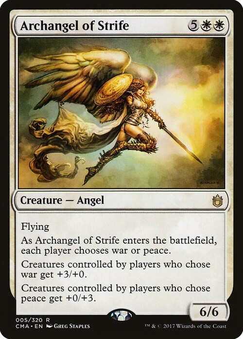 Archangel of Strife Card Front