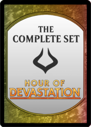 Set completo di Hour of Devastation