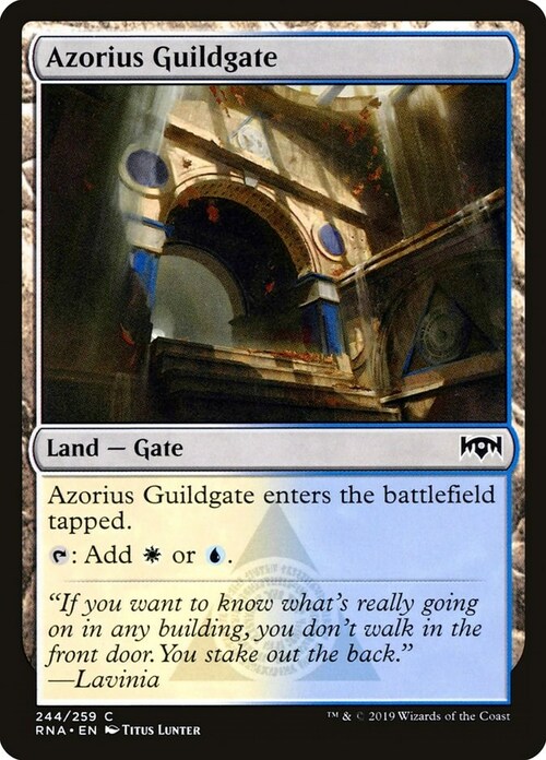 Azorius Guildgate Card Front