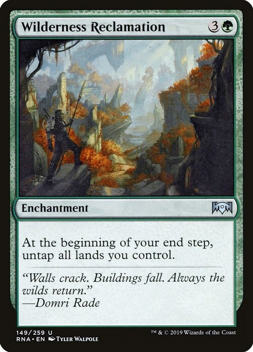 Wilderness Reclamation Card Front