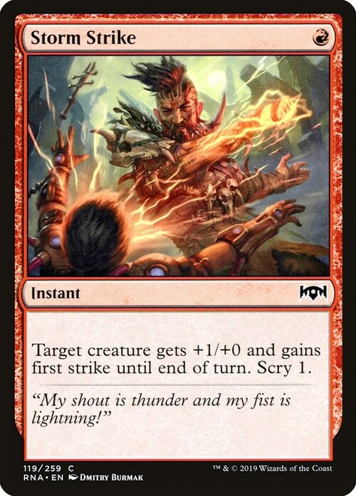 Storm Strike Card Front