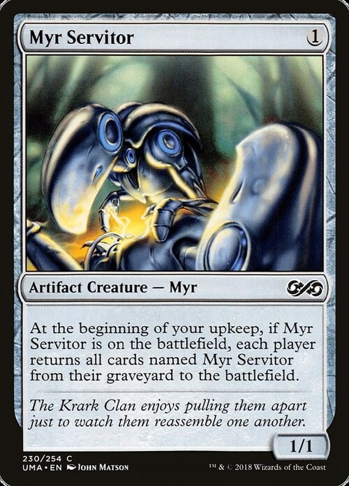 Myr Servitor Card Front