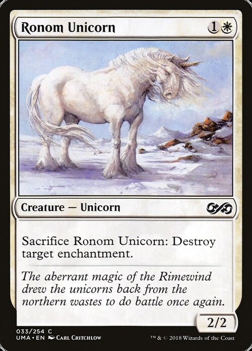 Ronom Unicorn Card Front