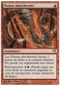 Engulfing Flames Card Front