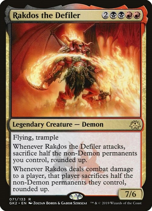 Rakdos the Defiler Card Front