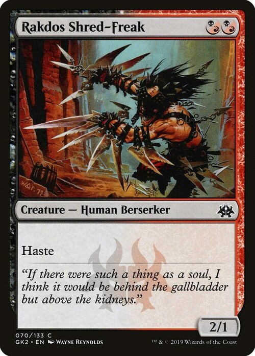 Rakdos Shred-Freak Card Front