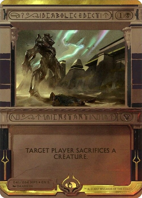 Diabolic Edict Card Front