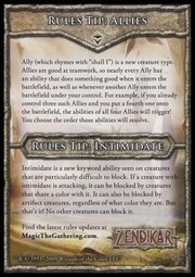 Rules Tip: Allies & Intimidate