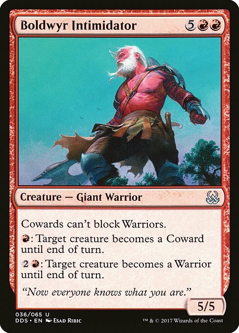 Boldwyr Intimidator Card Front