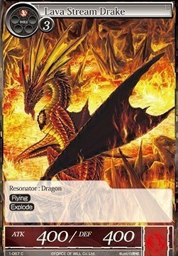 Lava Stream Drake Card Front