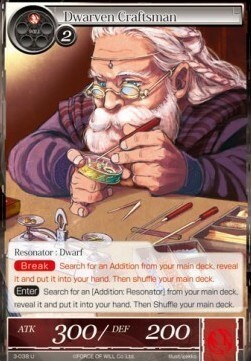 Dwarven Craftsman Card Front