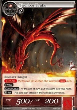 Firefloor Drake Card Front