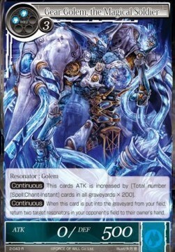 Gear Golem, the Magical Soldier Card Front