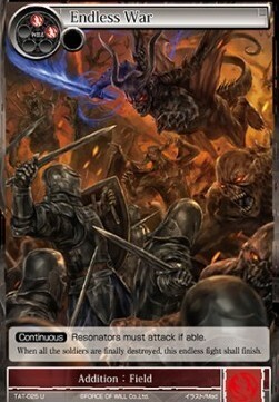 Endless War Card Front