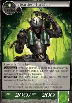 Heartless Tin Man Card Front