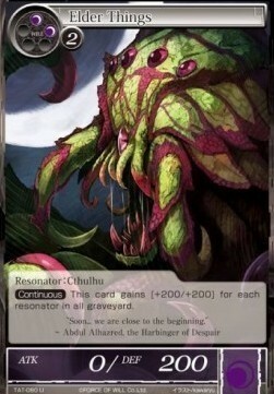 Elder Things Card Front