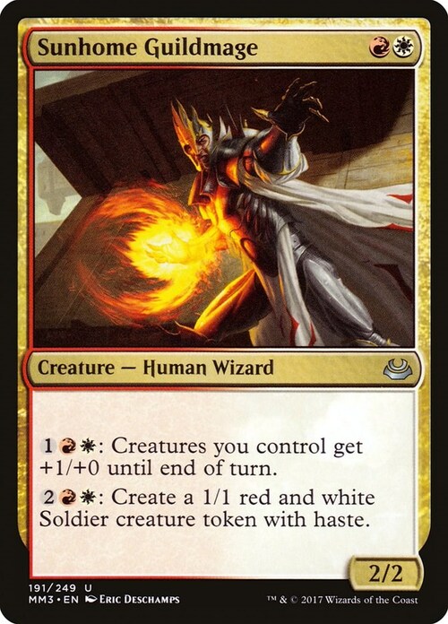 Sunhome Guildmage Card Front