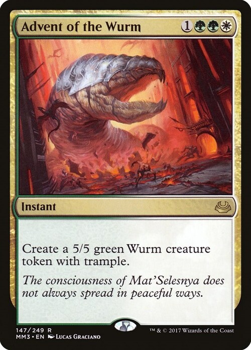 Advent of the Wurm Card Front