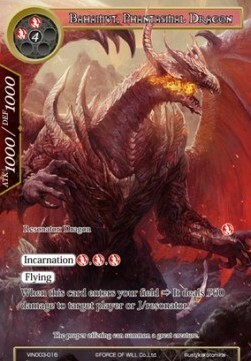 Bahamut, Phantasmal Dragon Card Front