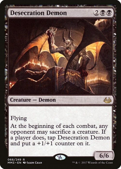 Desecration Demon Card Front