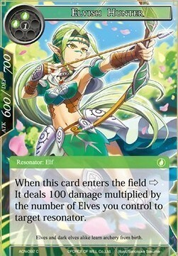 Elvish Hunter Card Front