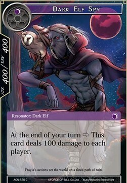 Dark Elf Spy Card Front