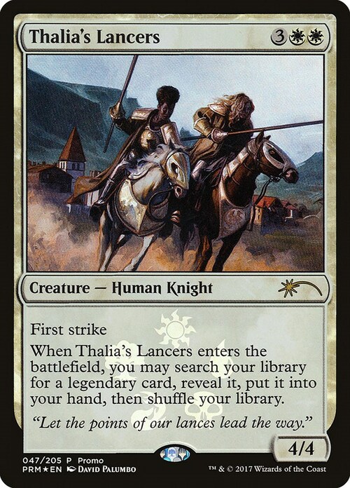 Thalia's Lancers Card Front