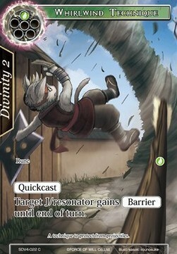 Whirlwind Technique Card Front