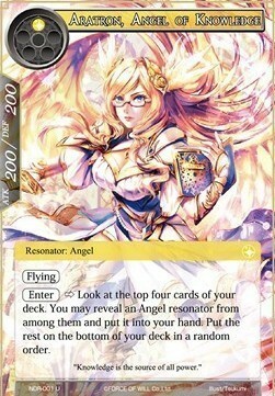 Aratron, Angel of Knowledge Card Front