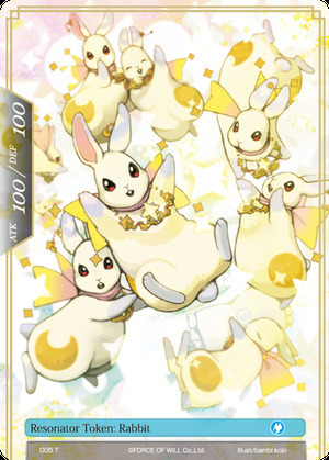 Rabbit Token Card Front