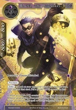 Blazer, the Legendary Thief Card Front