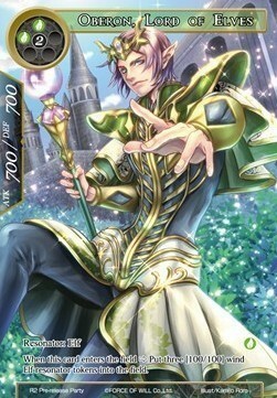 Oberon, Lord of Elves Card Front