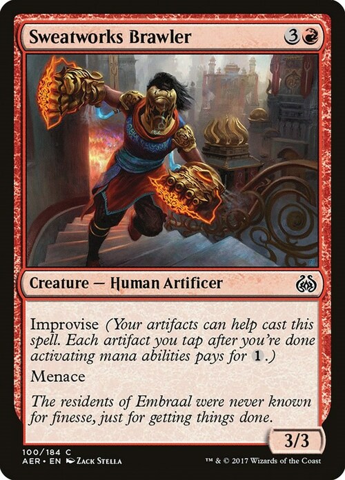 Sweatworks Brawler Card Front