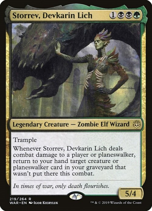 Storrev, Devkarin Lich Card Front