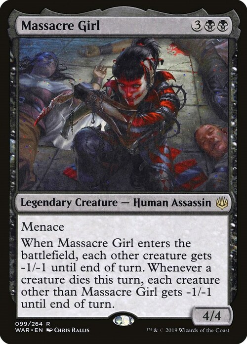 Massacre Girl Card Front