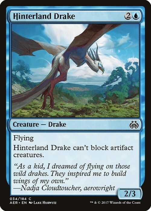 Hinterland Drake Card Front