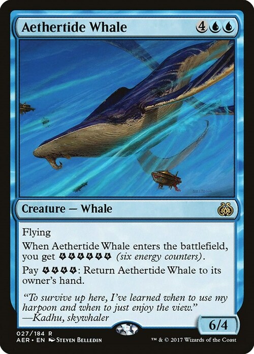 Aethertide Whale Card Front