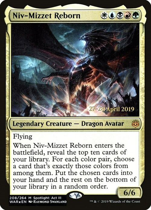 Niv-Mizzet Reborn Card Front