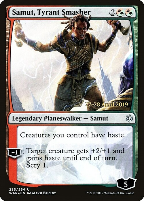 Samut, Tyrant Smasher Card Front