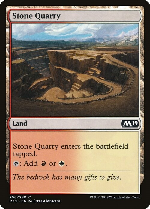 Stone Quarry Card Front